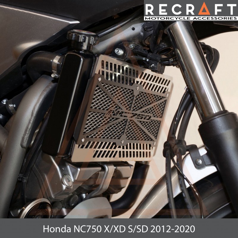 NMGD Motociclo radiatore Lega per Honda Protezione della Copertura della Guardia del Radiatore di Alluminio del Motociclo X ADV X-ADV 750 2017 2018 2019 2020 XADV 750 Color : Black