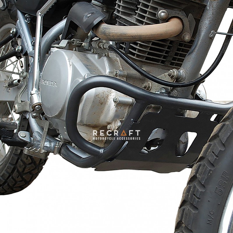 Black Engine Guard Crash Bars For Honda XR150L / XR125L – 22mm Tube, Bolt-On
