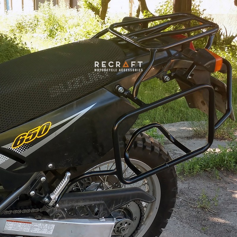 thumbnail image 2 of Heavy-Duty Luggage Rack System For Suzuki DR250SE & DR350SE – Bolt-On Steel Side & Rear Rack 2 of 4
