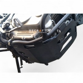 Crash bars reinforced with skid plate for Honda XR125L 2003-2018