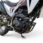 Crash bars reinforced with skid plate for Honda XR190L 2019-2026