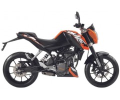 KTM 200 Duke Crash Bars and Luggage